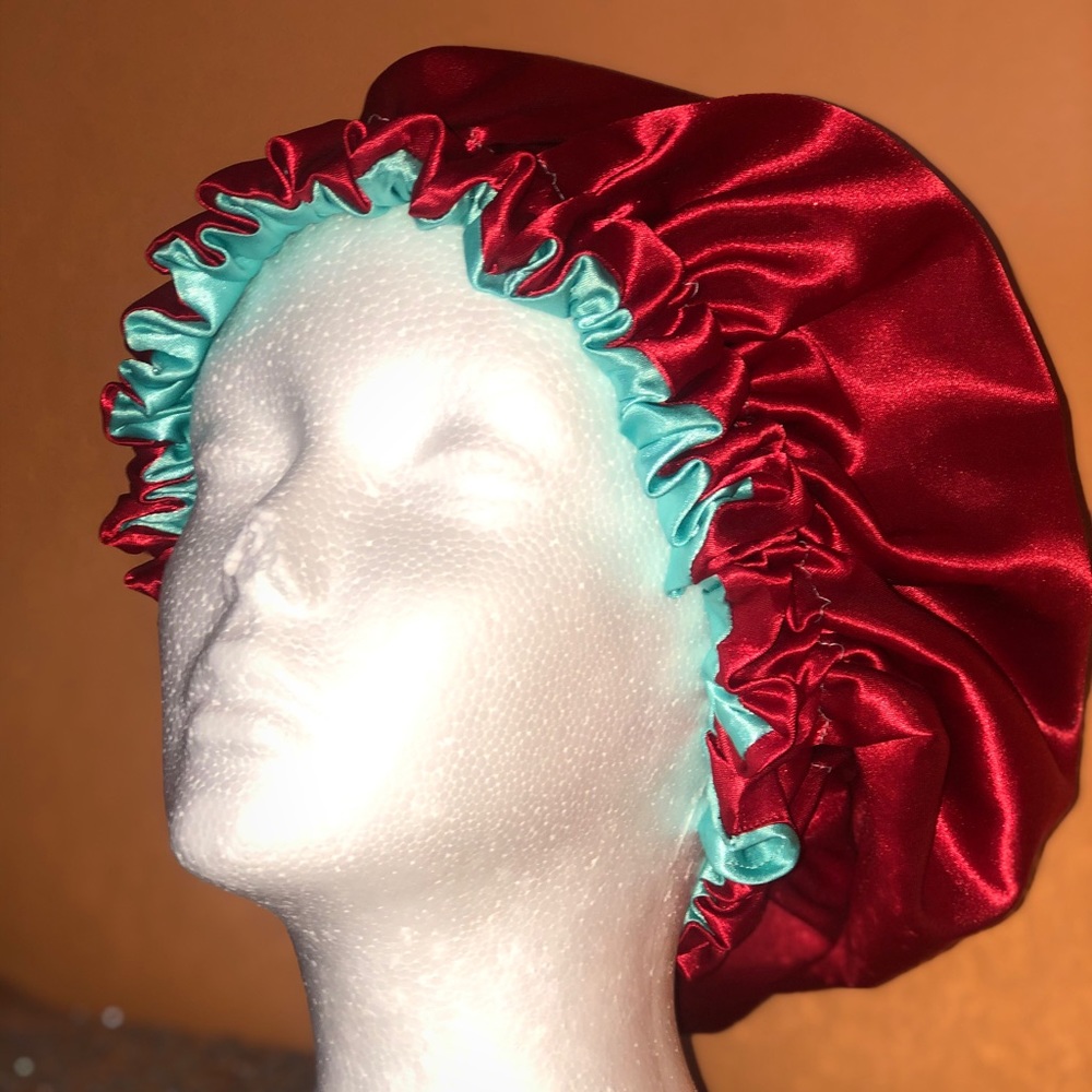 Fire and Ice💋 Reversible Hair Bonnet